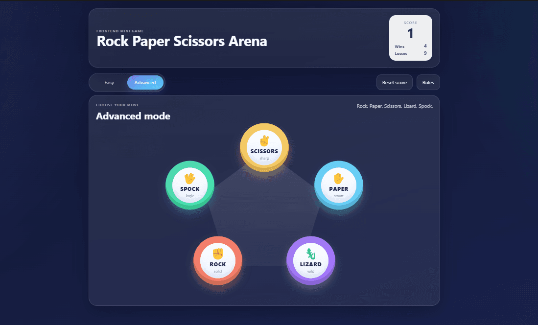 Rock Paper Scissors Game