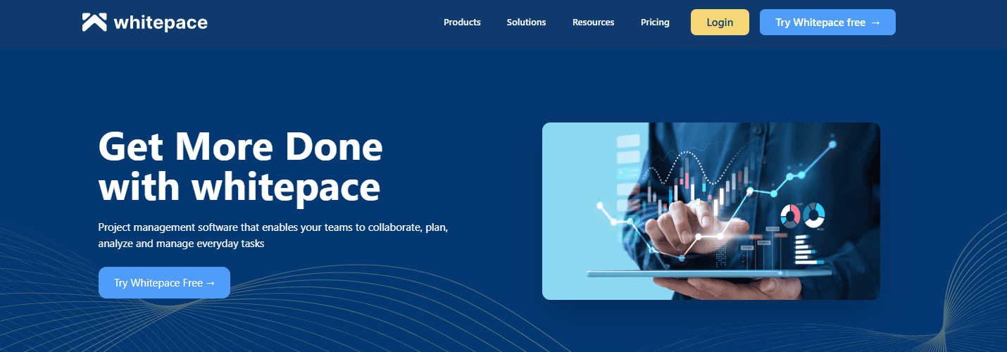 Whitepace Landing Page